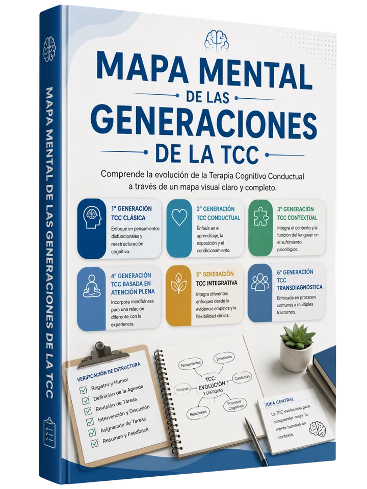 Portada del regalo 4: Mapa mental de las generaciones de la TCC