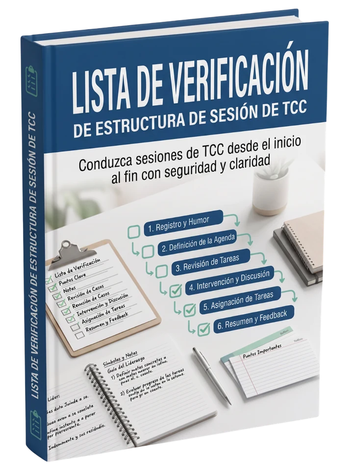 Portada del regalo 5: Lista de verificación de la estructura de una sesión de TCC
